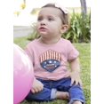 thumbnail image 2 of Independence Day Usa Shield T-Shirt Infant -Image by Shutterstock,  18 Months, 2 of 4