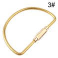 thumbnail image 2 of Brass Screw Lock Clip Practical Simple Style Car Keychain Brass Lock Keychain, 2 of 10