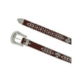 thumbnail image 2 of CTM  Cross Concho Western Rhinestone Belt (Women), 2 of 3