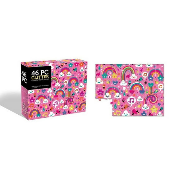 Glitter Rainbow 46 Piece Jigsaw Puzzle