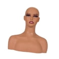 thumbnail image 4 of Mannequin Head Wig Stand Props de peluca multifuncional Cabezal de maniquí para el collar de sombrero Scarf Beauty Salon Gafas de sol, 4 of 8