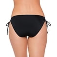 thumbnail image 3 of Salt + Cove Junior's Lace Up Hipster Bikini Bottoms Swimsuit Black Size Small, 3 of 3