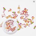 thumbnail image 1 of Calcomanías navideñas para uñas Calcomanías de uñas de otoño Pulpa de madera Suministros de arte de uñas de Navidad Brillo de uñas Arte de uñas de otoño Diseño de flores Decoraciones de uñas Tema navi kaili Sencillez, 1 of 5