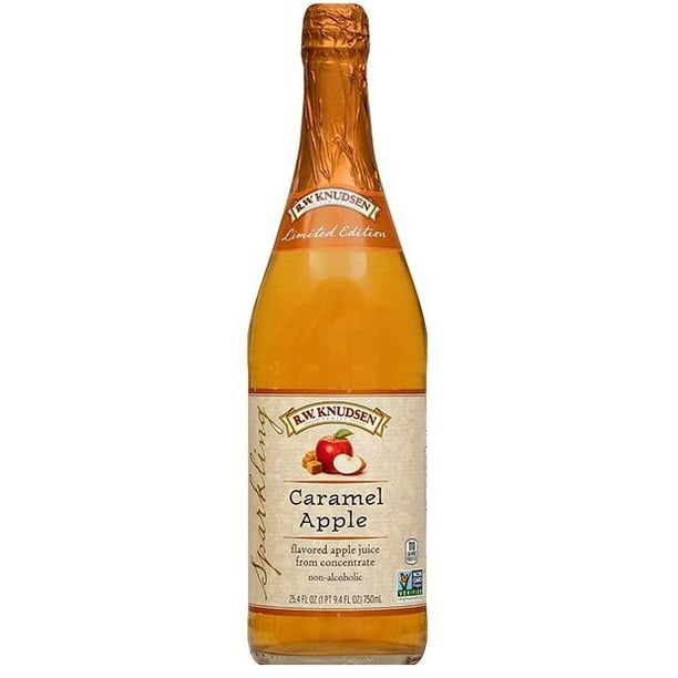 R.W. Knudsen Sparkling Juice, Caramel Apple, 25.4 Fl Oz, 1 Ct