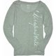 thumbnail image 1 of Camiseta gráfica de manga larga Aeropostale para mujer, gris, pequeña, 1 of 1