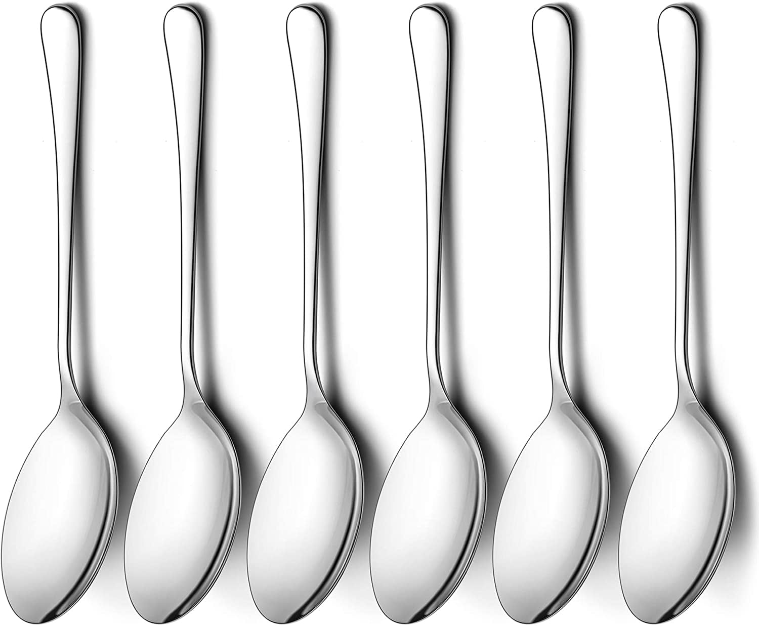 USA SELLER  10 SERVING SPOONS 13" STAINLESS STEEL FREE SHIPPING USA ONLY 