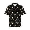 thumbnail image 1 of Fotbe Western Cowboy Camisa Hawaiana para Hombre Unisex – Camisa Casual de Verano con Botones de Manga Corta de Algodón y Lino,XX-Large, 1 of 7