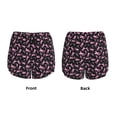 thumbnail image 6 of Uemuo Breast Cancer Awareness (2) Pattern Women's Athletic Shorts High Waisted Running Shorts with Liner Pockets Gym Elastic Workout Shorts-, 6 of 9