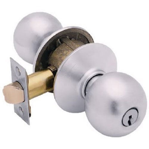 Schlage F51CSVORB626 Orbit Knob Contractor Series Entry Locksets