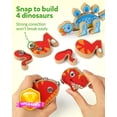 thumbnail image 2 of Juguete de construcción Coogam Dinosaur Snap Together para niños de 3 a 5 años, 2 of 7