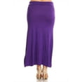 thumbnail image 3 of Women's Plus Size Trendy Style Solid Maxi Skirt, 3 of 4