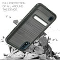 thumbnail image 3 of for Samsung Galaxy A01/ 015 Kickstand Cell Phone Case Phone Case Brushed Hard Back Slip Dent Guard Hybrid Slim Shock Bumper Cover (Black), 3 of 4