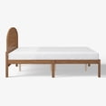 thumbnail image 3 of Mainstays Kids Full Size Wood Platform Bed Frame, Walnut, 3 of 8