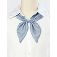 thumbnail image 2 of INSPIRE CHIC Women Pre-Tied Bowknot Bowties Bow Tie Sailor Suit Dress Decor Grey, 2 of 6