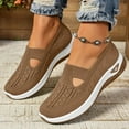thumbnail image 6 of YLYL Women's Sneakers Comfortable Breathable Soft Sole Slip-On Knitted Orthopedic Shoes, 6 of 6