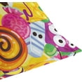 thumbnail image 7 of Happy Sweet Halloween Velvet Oblong Lumbar Plush Throw Pillow Cover/Shams Cushion Case - 20x36in - Decorative Invisible Zipper Design for Couch Sofa Pillowcase Only, 7 of 7