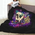 thumbnail image 6 of Salouo Mushrooms and Skull Print Bed Blankets,Flannel Blanket Comfortable Air Conditioning Blanket Lightweight Blanket for Sofa Bed Travel & Couch -80"x60", 6 of 8