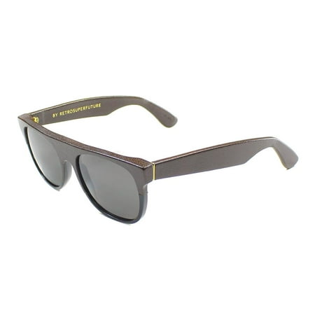 RetrosuperFuture Flat Top 776 FlatTopLeather Unisex  Square Sunglasses