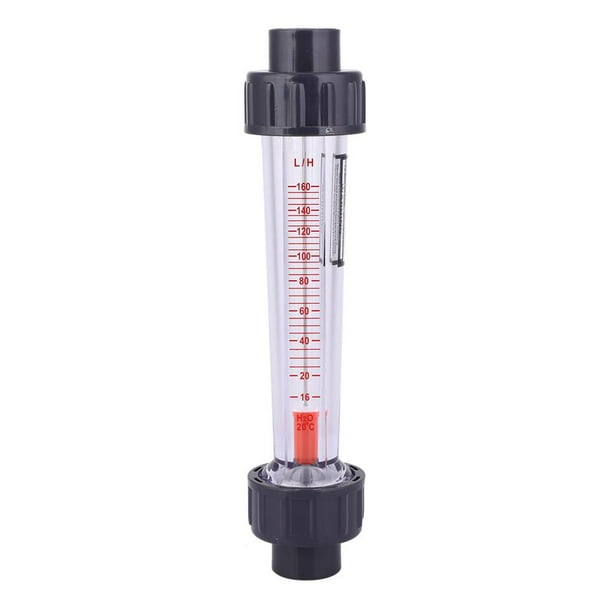 Tebru Flow Rate Meter, LZB15(D) Plastic Tube Flowmeter Liquid Flow