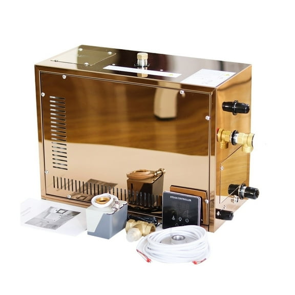 9kw Automatic Stainless Steel Steam nerator, Automatic Descaling Sauna Room Steam Bath Machine For Spa Room Digital Controller