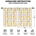 thumbnail image 2 of Blackout Kids Curtains,Pioneer Flower Floral Print Pattern Childrens Insulated Curtains Set Of 2,Bedroom Essentials,Toddler Room Decor 42"x54", 2 of 5