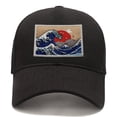 thumbnail image 3 of vlrwzc Embroidered The Great Wave Off Kanagawa Japan Patch Tactical Military Patches Badges Morale For Backpack, 3 of 7