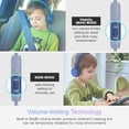 thumbnail image 2 of MEE audio KidJamz Wired Headphones w/ 3.5mm Plug, Safe Listening Kids Headset for School (Blue), 2 of 10