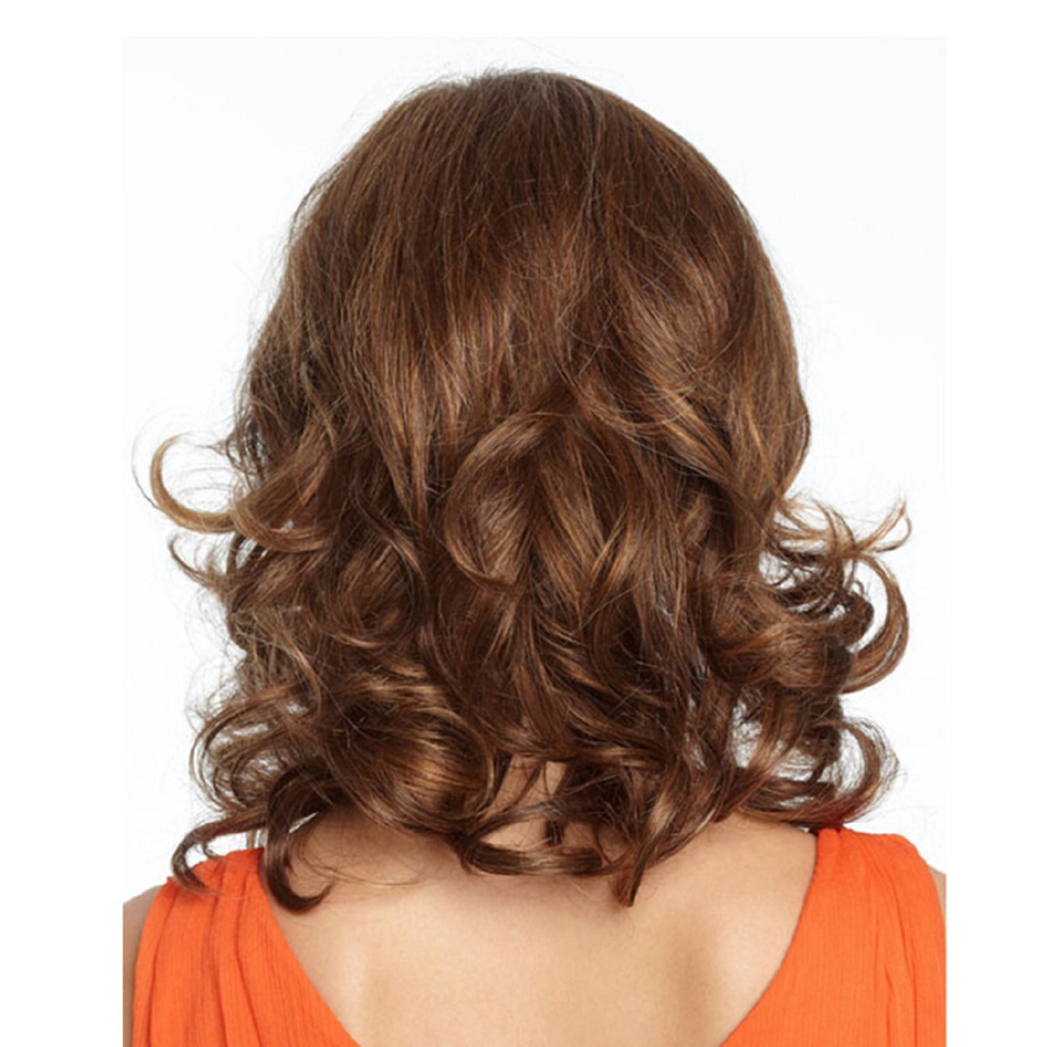 Adakot Light Brown Wigs for Women Human Hair Short Curly Wavy Lace Front Wigs Human Hair Natural Color