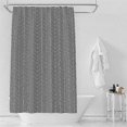 thumbnail image 3 of 180x180cm Basics Rideau de douche motifs chevrons-M, 3 of 5