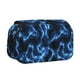 thumbnail image 1 of Disketp Blue Lightning Estuche de Lápices de Doble Capa con Tapa Abatible y Cremallera, Organizador Escolar para Adolescentes y Adultos, 1 of 7