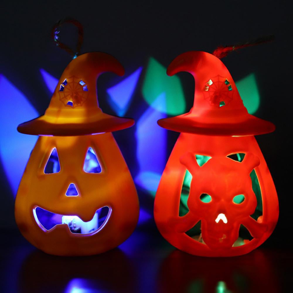 Details about   4PCS LED Paper Pumpkin Hanging Lantern Light Lamp Halloween Party Home Decor 