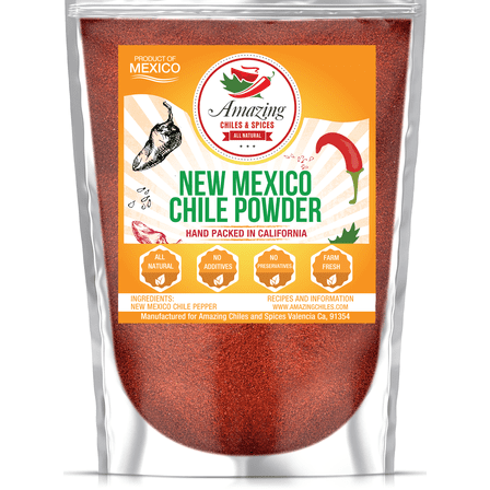New Mexico Chile Powder, 4oz, All Natural, Rich Smoky Flavor with Mild Heat