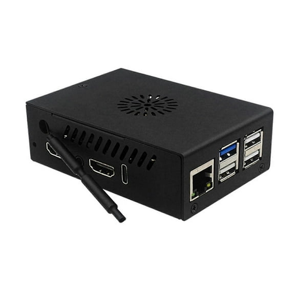 Aluminum Enclosure Box for 5 Board Case with Quiet Efficient Fan Enhances Performances Heatsink Option