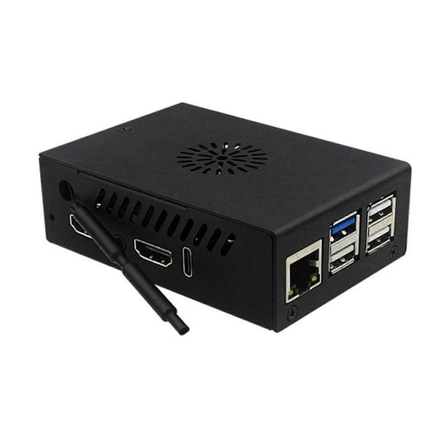 Aluminum Enclosure Box for 5 Board Case with Quiet Efficient Fan Enhances Performances Heatsink Option