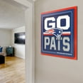 thumbnail image 2 of YouTheFan NFL New England Patriots Slogan Series 3D Wall Art, 2 of 4