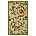 thumbnail image 3 of Safavieh Chelsea Georgiana Bordered Wool Area Rug, Ivory, 2'9" x 4'9", 3 of 12