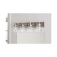 thumbnail image 2 of Calhoun Collection Four-Light Brushed Nickel Clear Glass Farmhouse Bath Vanity Light, 2 of 15