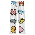 thumbnail image 4 of Cute Aquatic Animals Winter Female Pants Flannel High Waist Women Pants Lady Warm Straight Leg Plush Trousers, 4 of 7