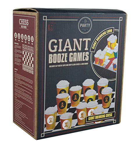 Paladone Giant Booze Games Chess and Ludo Drinking Board Games