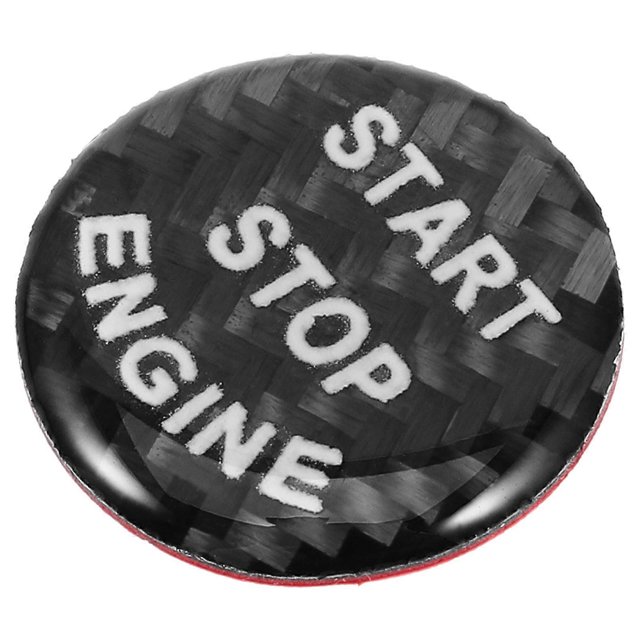 Car Push Start Button Cover Sticker for Car Engine Start Stop Function 21Mm