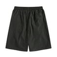 thumbnail image 4 of JIUKE Mens Shorts Casual Elastic Waisted Solid Color Drawstring Summer Beach Vacation Shorts, 4 of 7