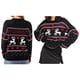 thumbnail image 2 of Suéter de Cuello Redondo y Larga para Mujer, Estilo Navideño, Informal, para Fiestas Negro L, 2 of 6