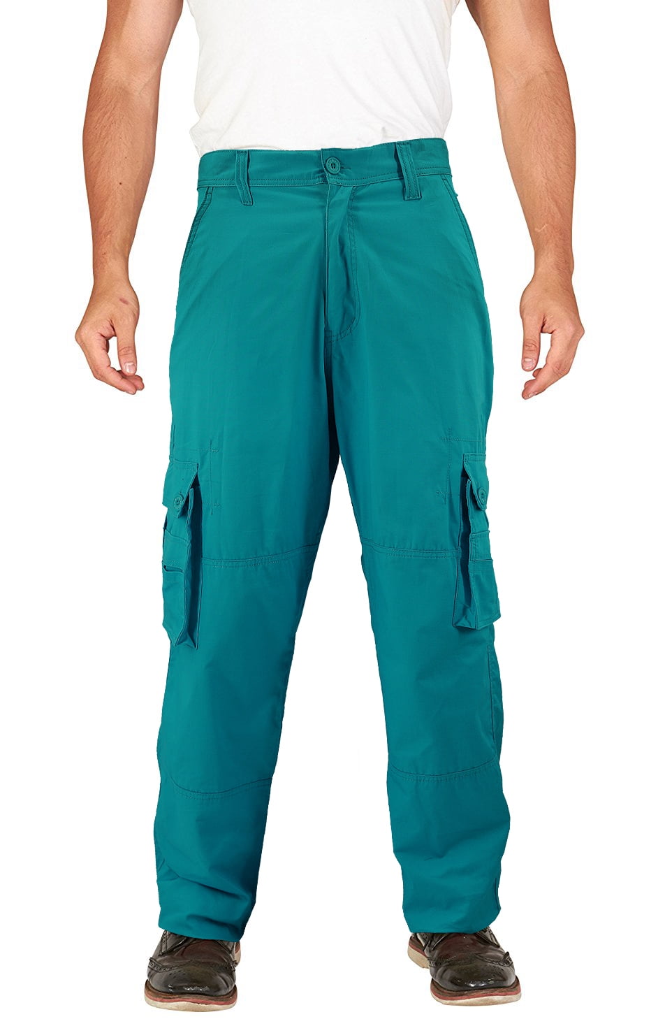teal cargo pants