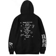 thumbnail image 2 of LiPeep Logo Unisexe Mode Imprimé Sweat à Capuche, 2 of 5