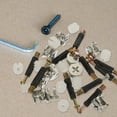 thumbnail image 1 of FOMIYES 10Jgo Conectores De Muebles Con Pernos De Inserción Y Autotaladrantes Para Gabinetes, 1 of 7