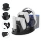 thumbnail image 2 of Seitruly Soporte de pantalla para controlador de juegos, estante de almacenamiento para Gamepad, soporte para auriculares para juegos, estación Videojuegos y accesorios, 2 of 6