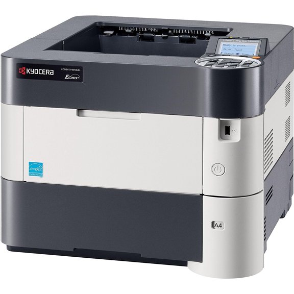 Kyocera P3055dn B&W Network Laser Printer – 55 PPM, Duplex, High-Resolution 1200 dpi, Ethernet, Desktop Printer - 1102T92US0
