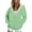 Light Green, variant on Women's Plush Lined Zip Up Hoodie, Thick Fleece Hooded Jacket, Winter Warm Pullover, Casual Long Sleeve Outerwear, Soft Cozy Sweatshirt, Cold Weather Hoodie with Pockets Blue L