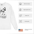 thumbnail image 6 of Steamboat Willie There is Nothing Like a Classic Long Sleeve T-shirt Vintage Cartoon Mouse Retro Steam Boat Timeless, 6 of 7