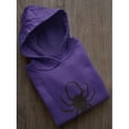 thumbnail image 3 of Funny Cute Spider W Heart Hoodie Toddler -Image by Shutterstock,  5 Toddler, 3 of 4